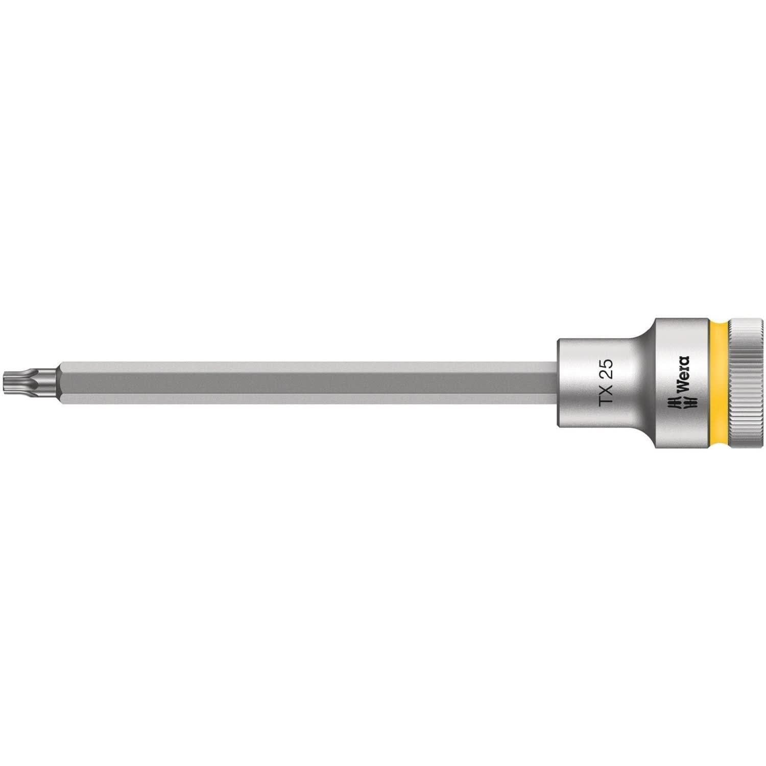 Wera 8767 C Hf Torx Zyklop Bit Socket With 1/2-in. Drive With Holding Function, Torx 25x140-mm.