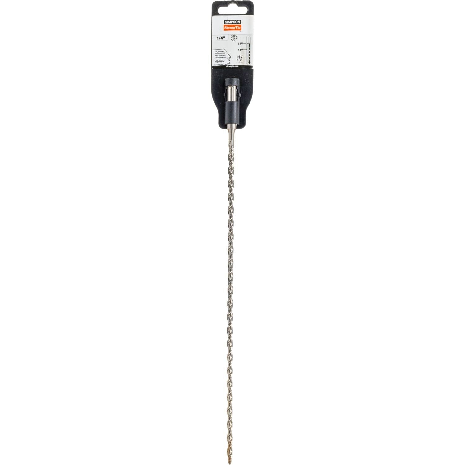 Simpson Strong-Tie MDPL02516 1/4-in. x 16-in. SDS-plus Shank Drill Bit