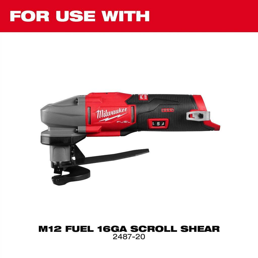 Milwaukee M12 FUEL 16-Gauge Scroll Shear Replacement Blade Set (48-44-2771)