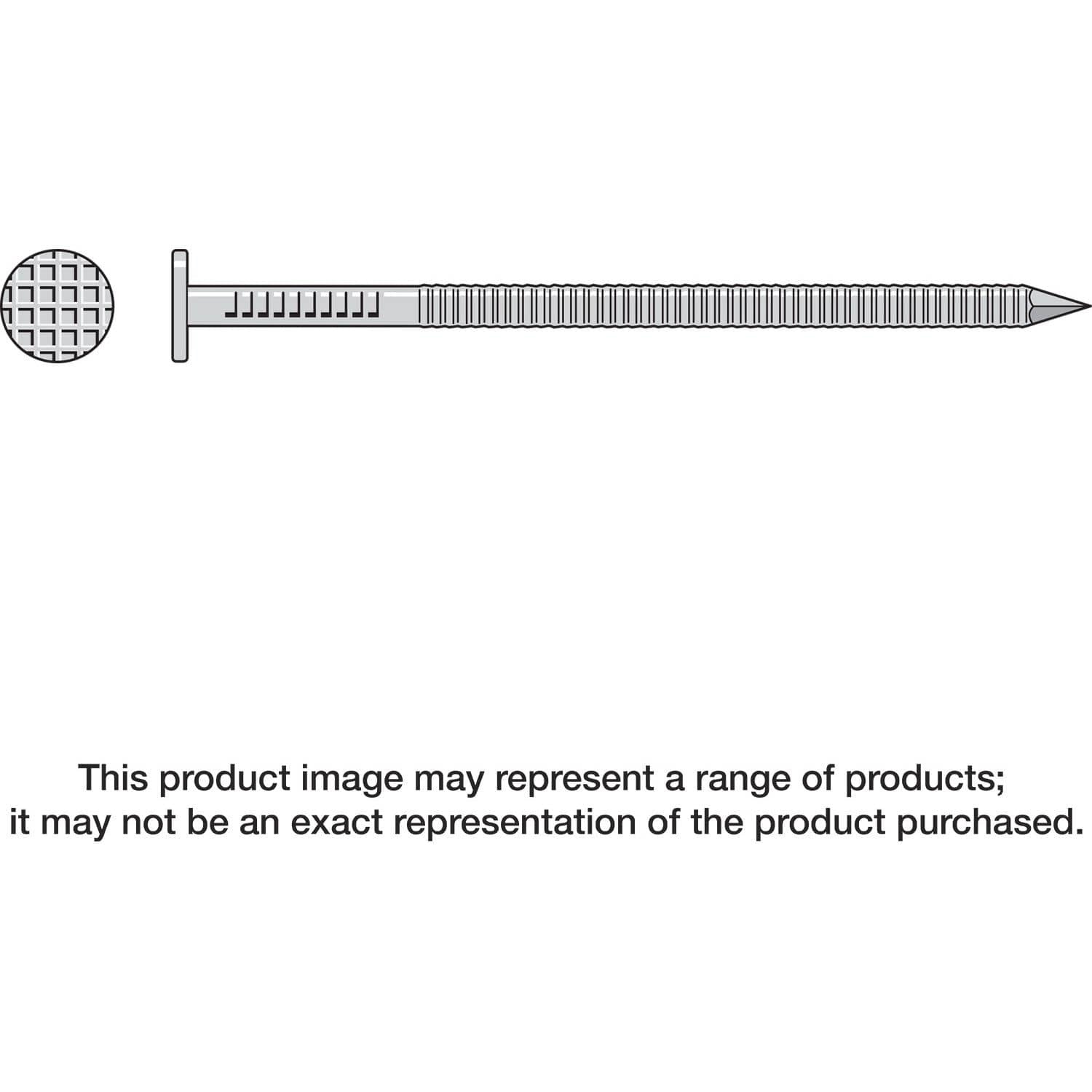 Simpson Strong-Tie T16PTD-RP25 Preservative-Treated Wood Decking Nail, Ring Shank, 3-1/2-in. x .148-in. Type 316, 25-Pack