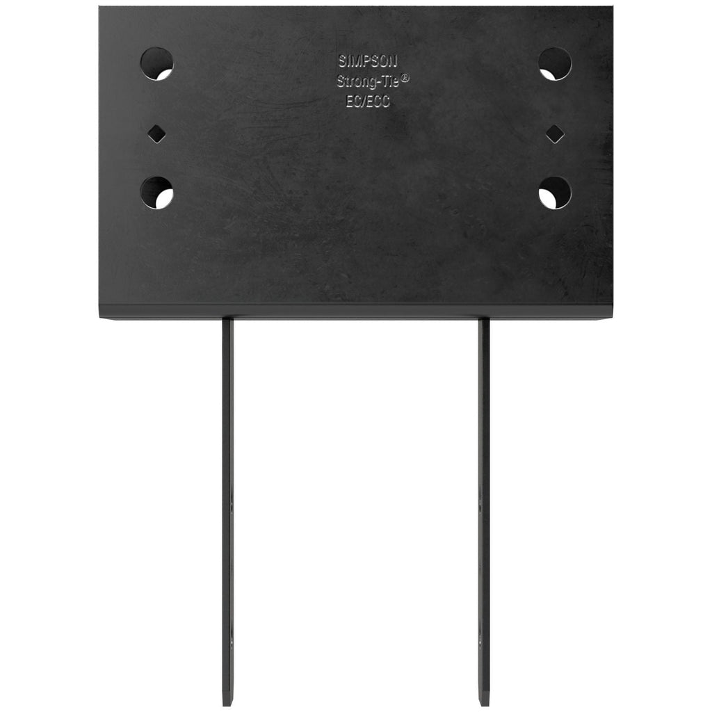 Simpson Strong-Tie CC66PC CCPC Black Powder-Coated Column Cap for 6x Beam, 6x Post