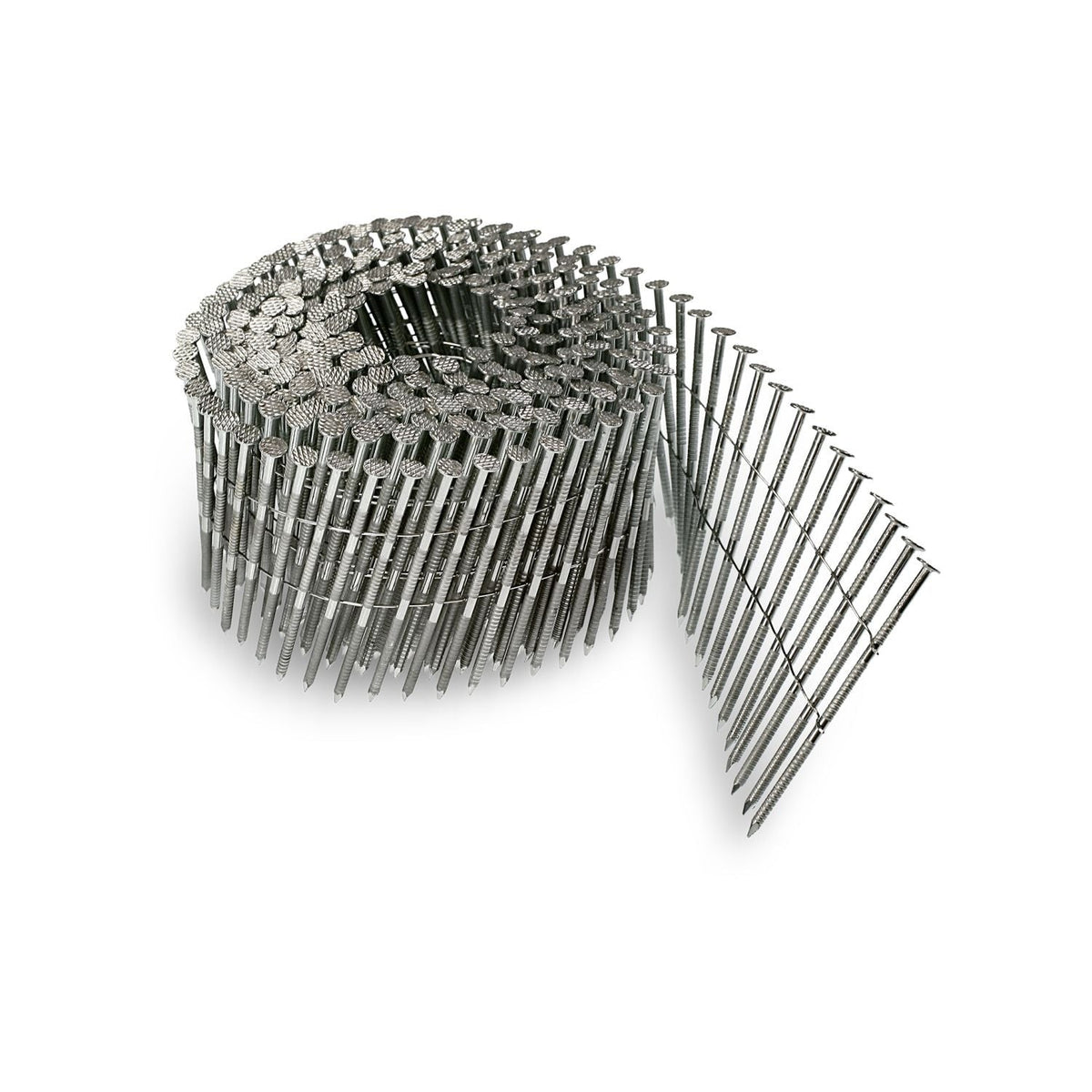 Simpson Strong-Tie S13A225SNC 15° Wire Coil, Full Round Head, Ring-Shank Siding Nail, 2-1/4-in. Type 304, 3600-Pack