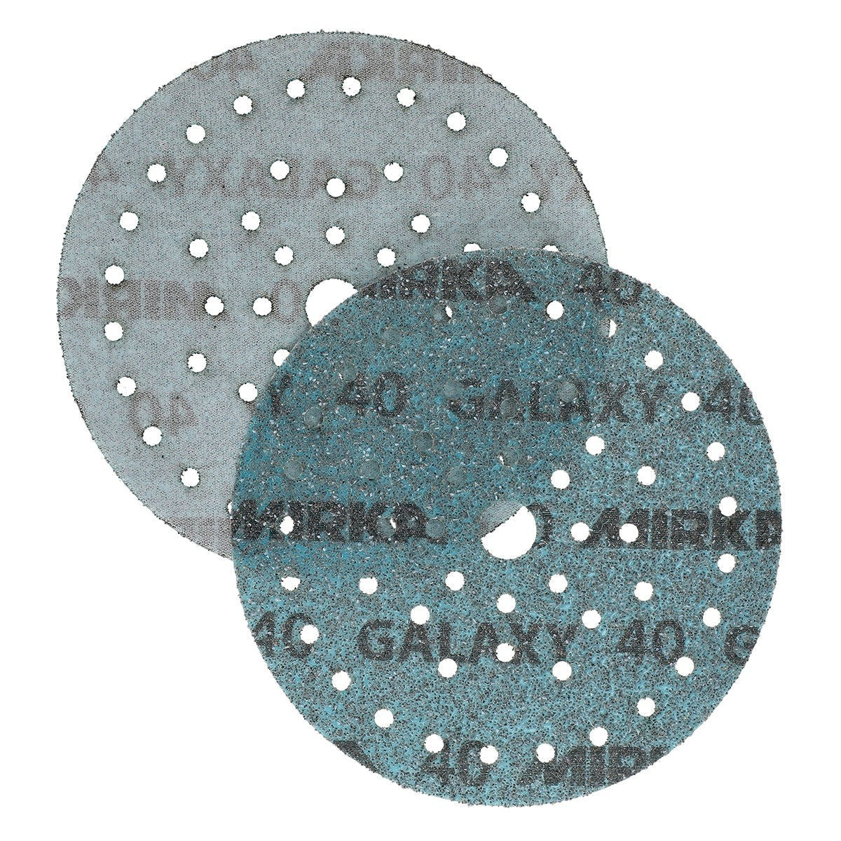 Mirka Galaxy 6-in. 40 Grit Hook and Loop Sanding Disc 50-Pack, Multifit Ceramic Abrasive (FY-6MF-040)