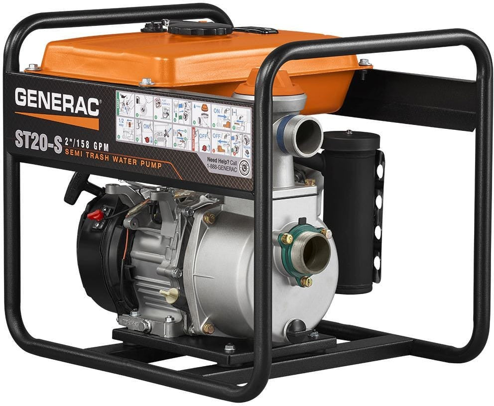 Generac 6919 2-Inch Semi-Trash Water Pump