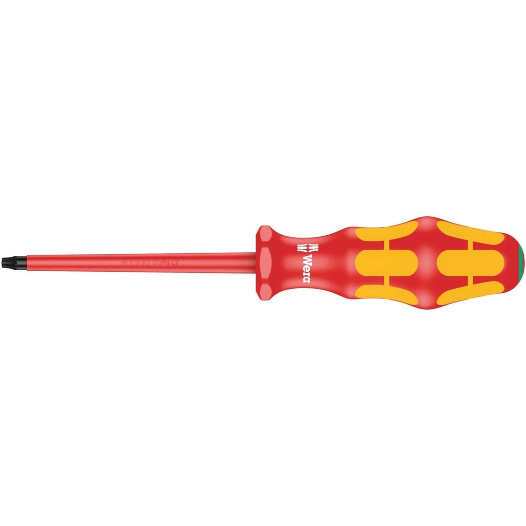 Wera 167 I VDE Insulated Screwdriver For Torx Screws, Torx 27x100-mm.