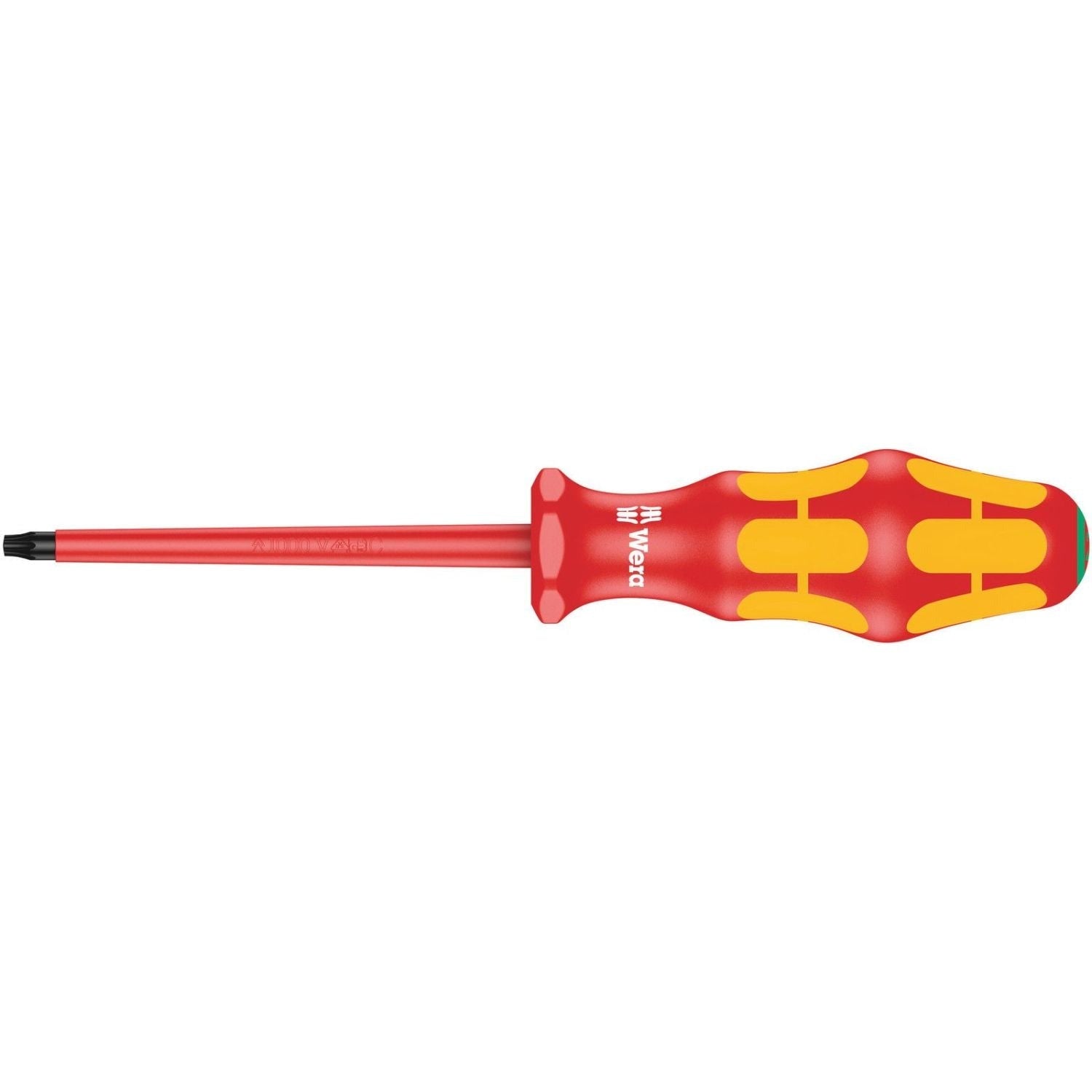 Wera 167 I VDE Insulated Screwdriver For Torx Screws, Torx 27x100-mm.