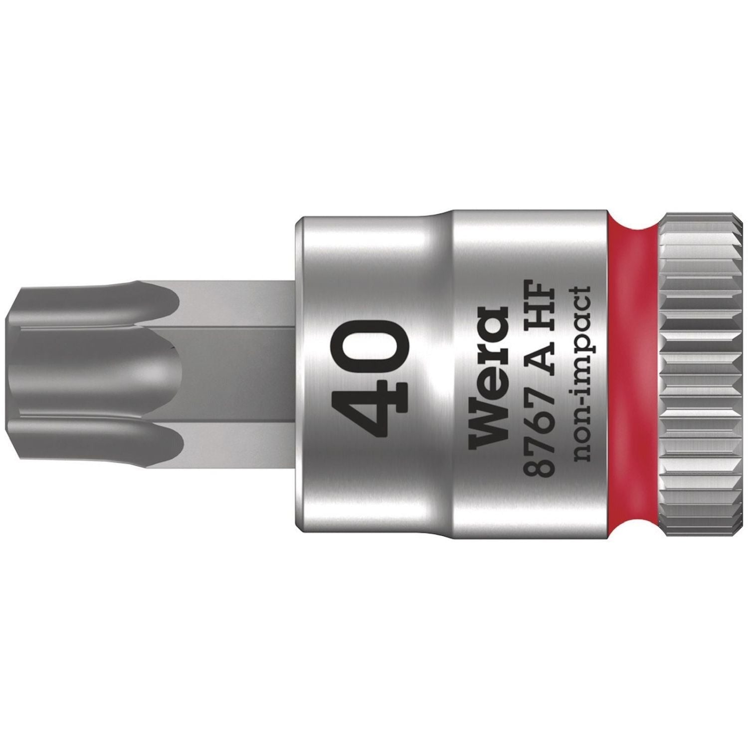 Wera 8767 A Hf Torx Zyklop Bit Socket With Holding Function, 1/4-in. Drive, Torx 20x28-mm.