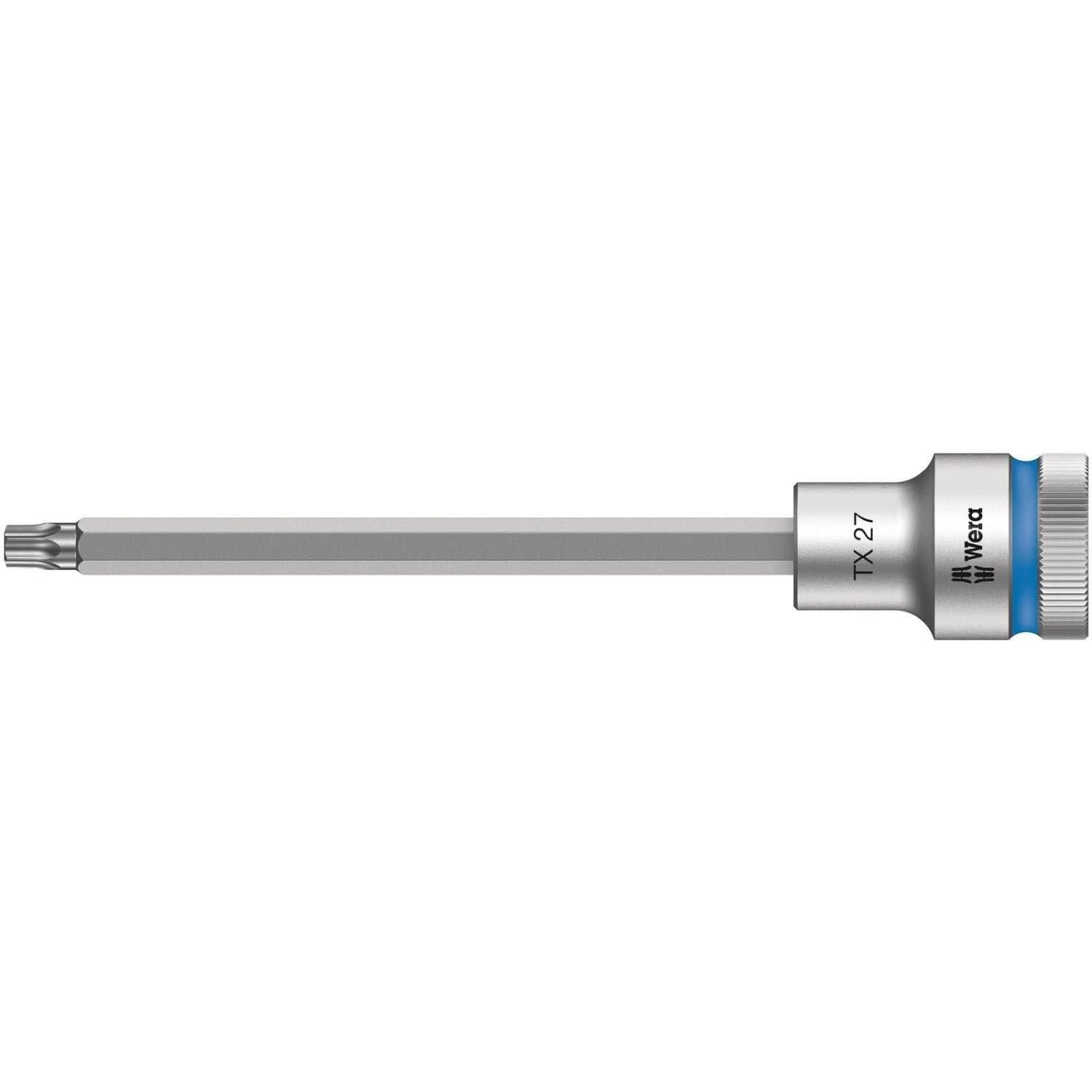 Wera 8767 C Hf Torx Zyklop Bit Socket With 1/2-in. Drive With Holding Function, Torx 27x140-mm.