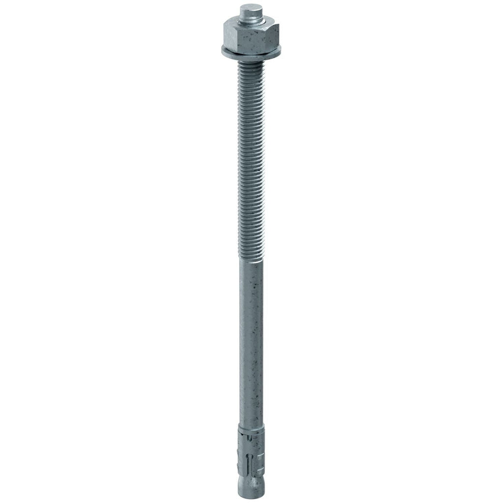 Simpson Strong-Tie STB2-62120MGF10 Strong-Bolt 2, 5/8-in. x 12-in. Mechanically Galvanized Wedge Anchor, Fully Assembled, 10-Pack