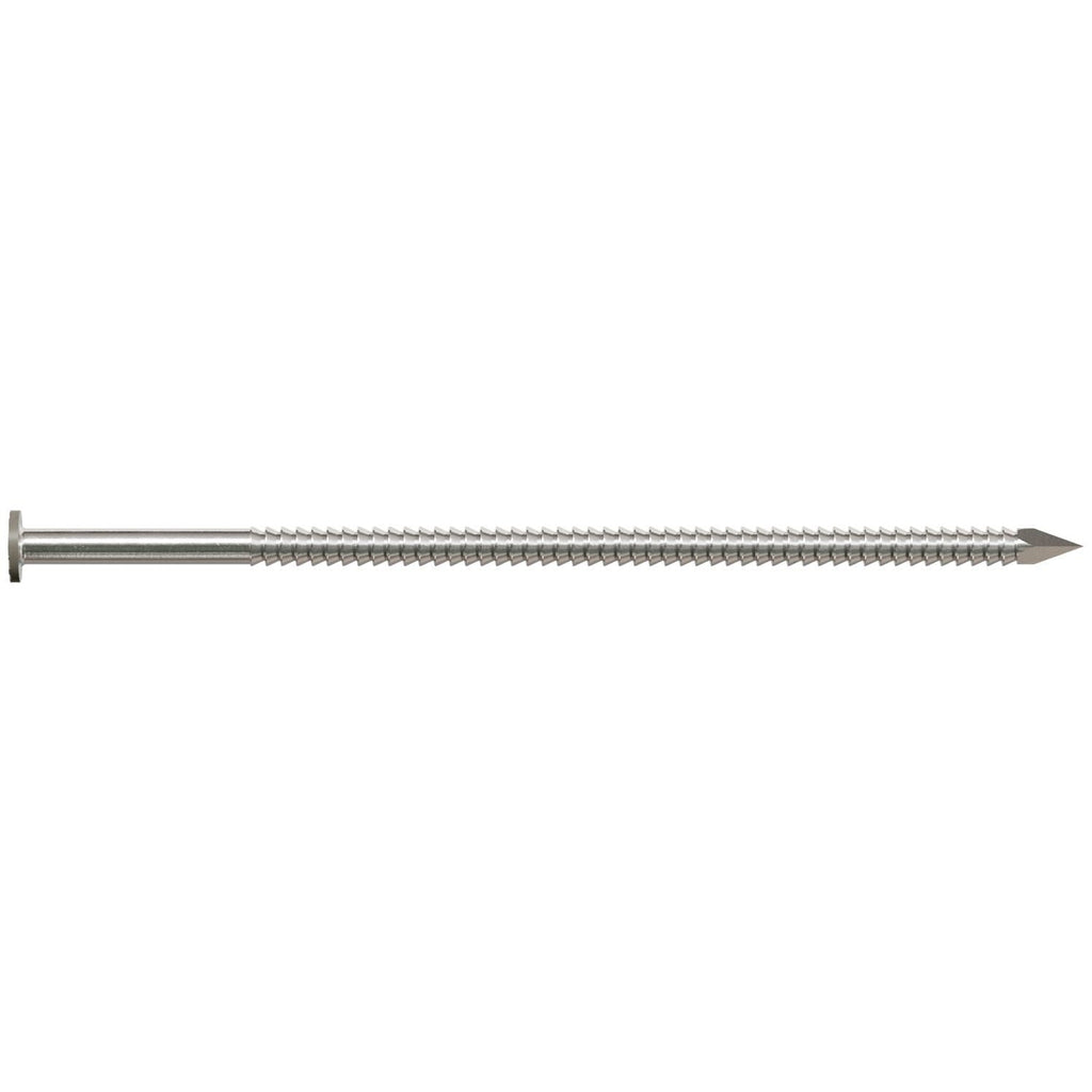 Simpson Strong-Tie S16SNDG1 Painted Siding Nail, 3-1/2-in. x .120-in. Type 304 Stainless Steel, Gray, 1-lb.