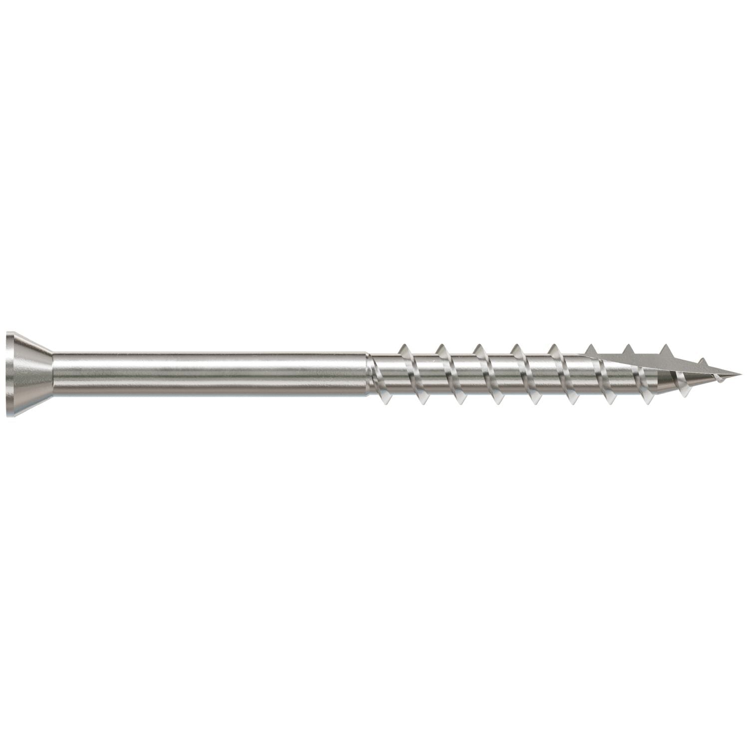 Simpson Strong-Tie S07200FBB Trim-Head Screw, Square Drive, #7 x 2-in. #1 SQ, Type 305, 4000-Pack