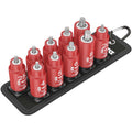 Wera Belt B VDE 1 Zyklop Bit Socket Set Torx / Hexagonal Socket With Holding Function, 3/8-in. Drive, 11-Pieces