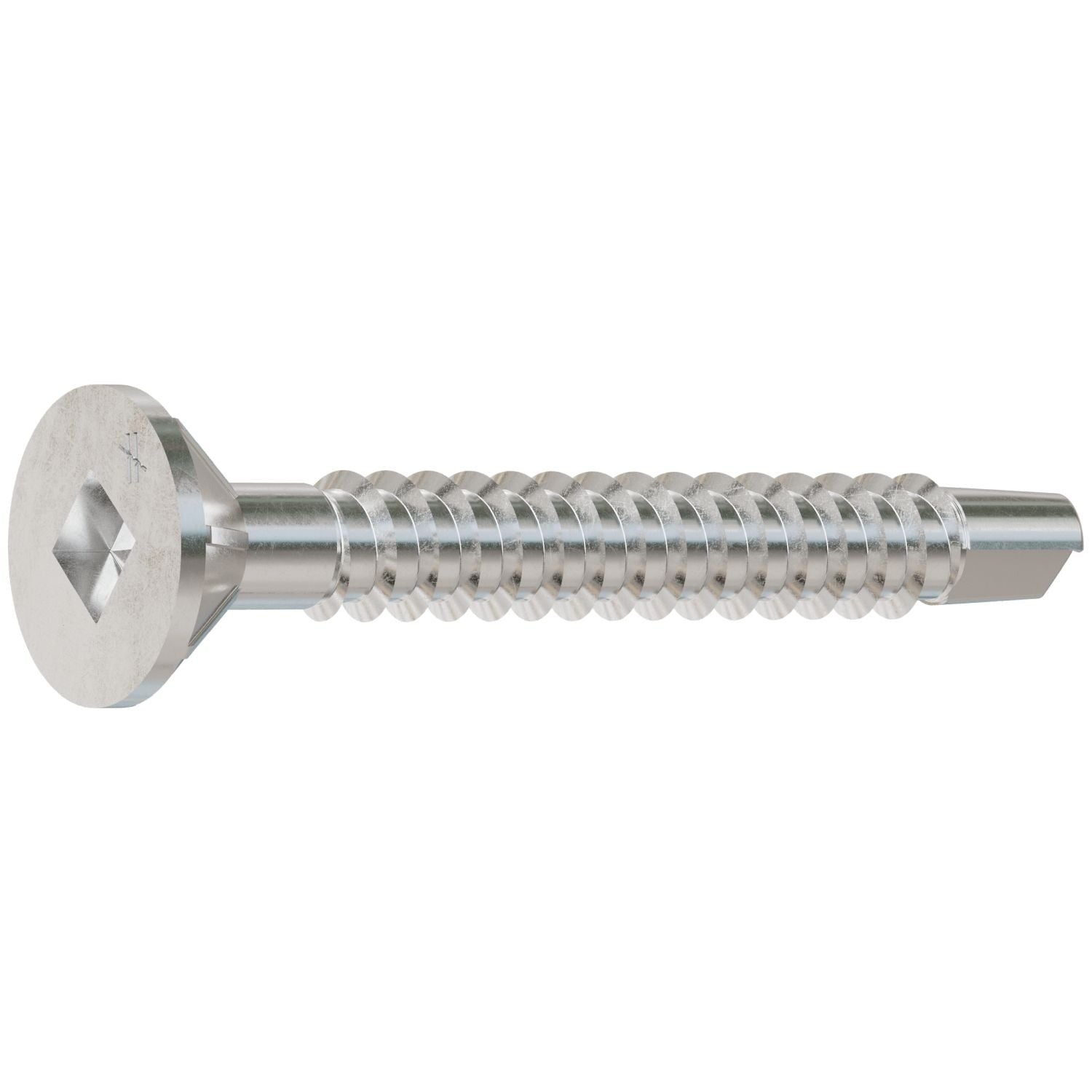 Simpson Strong-Tie SSFHSD112S1016 FHSD Wood-to-CFS Screw (Collated), #10 x 1-1/2-in. #2SQ, Flat Head, Type 410, 1000-Pack
