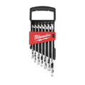 Milwaukee 48-22-9529 Metric Flex Head Ratcheting Combination Wrench, 7-Pieces
