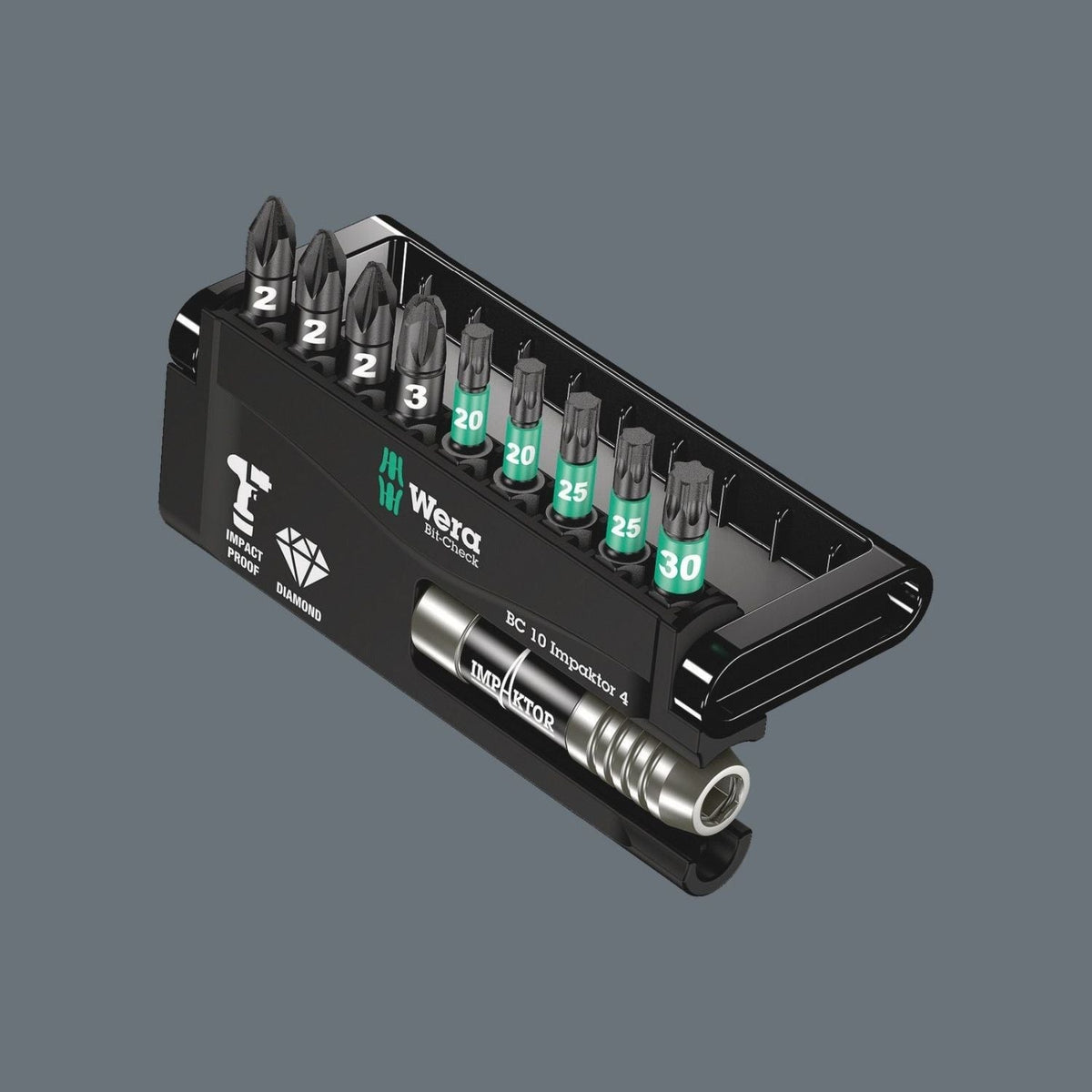 Wera Bit-Check 10 Impaktor 4, 10-Pieces