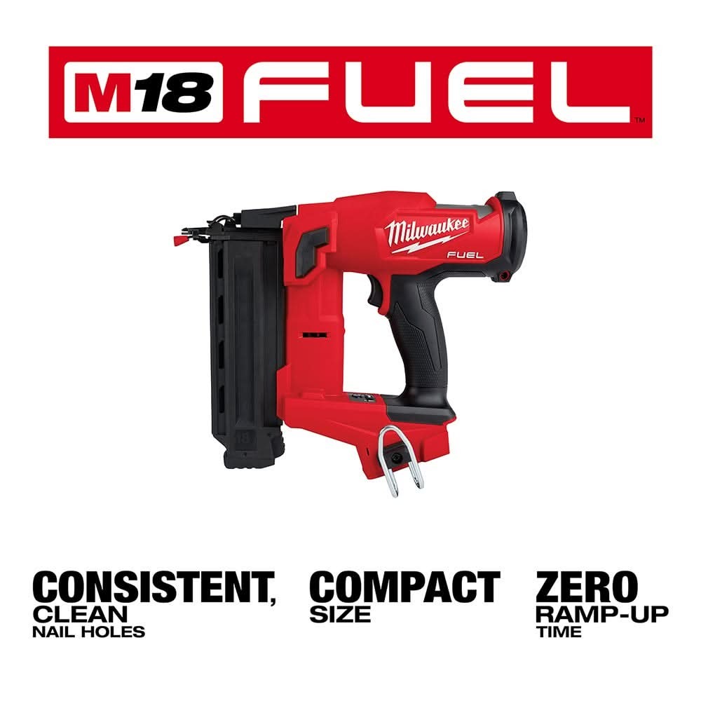 Milwaukee 2746-20 M18 FUEL Brushless Cordless 18-Gauge Brad Nailer, Tool Only