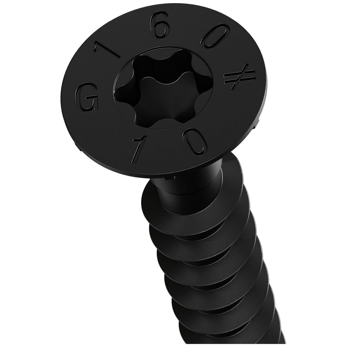 Simpson Strong-Tie SDCF10X160 Strong-Drive SDCF TIMBER-CF Screw, 0.390-in. x 6-1/4-in. T50, E-Coat, 250-Pack