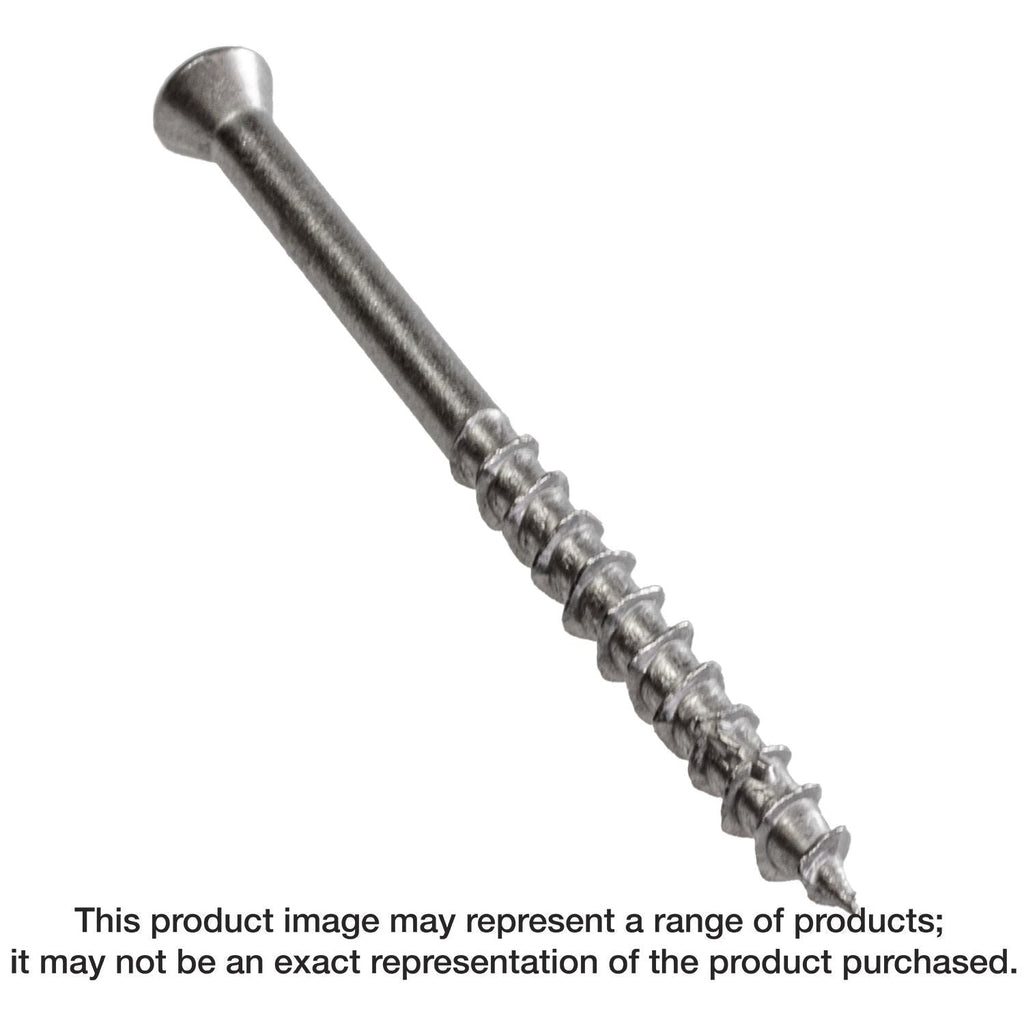 Simpson Strong-Tie T07225WP-RP340 Deck-Drive DWP WOOD SS Screw, #7 x 2-1/4-in. T-15, Trim Head, Type 316, 340-Pack