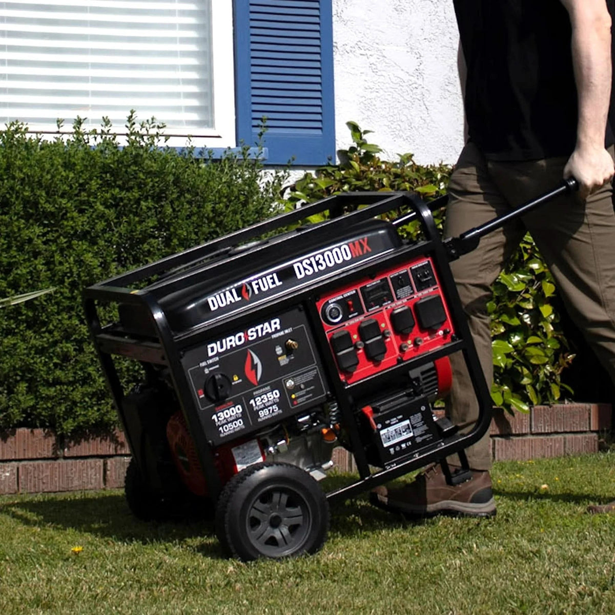 Duromax DS13000MX 13,000 Watt Dual Fuel Portable Generator w/ CO Alert
