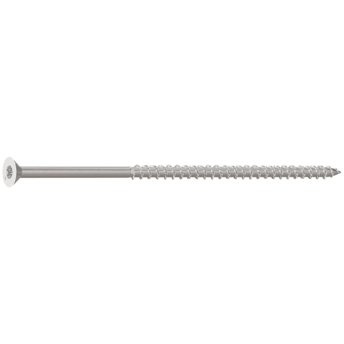 Simpson Strong-Tie T12600WP1 Strong-Drive DWP WOOD SS Screw, #12 x 6-in. T27, Flat Head, Type 316, 1-lb.