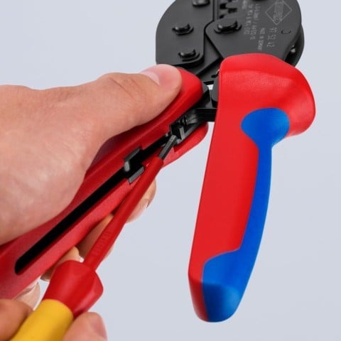 Knipex 8-1/2-in. PreciForce Crimping Pliers for MC4/MC4 Evo 2 (97 52 42)