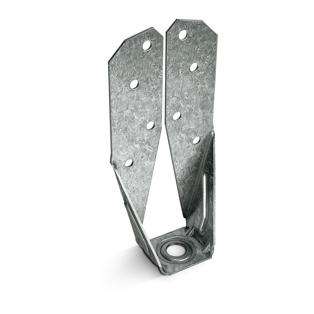 Simpson Strong-Tie DTT2Z-R2 DTT2Z ZMAX Galvanized Deck Tension Tie for 2x with 1-1/2-in. SDS Screws, 2-Pack