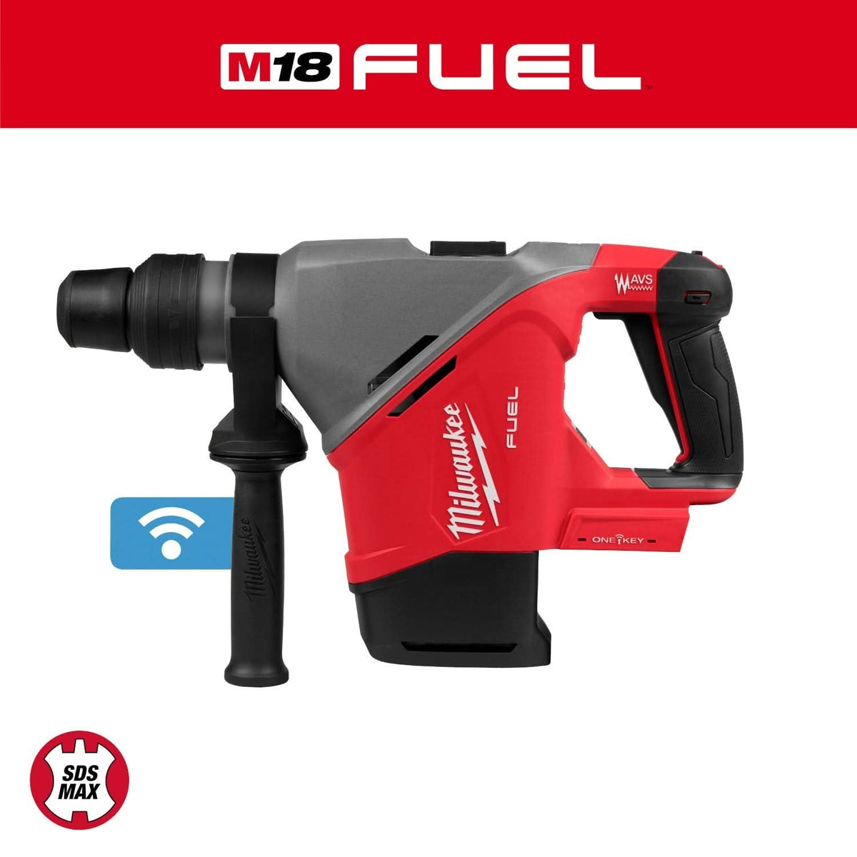Milwaukee 2917-20 M18 FUEL 1-9/16-in. SDS Max Rotary Hammer w/ ONE-KEY, Tool Only