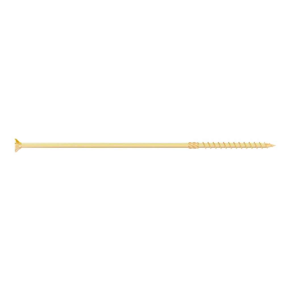 Simpson Strong-Tie SDCP221100 Strong-Drive SDCP TIMBER-CP Screw, 0.315-in. x 11-in. T40, Yellow Zinc, 250-Pack