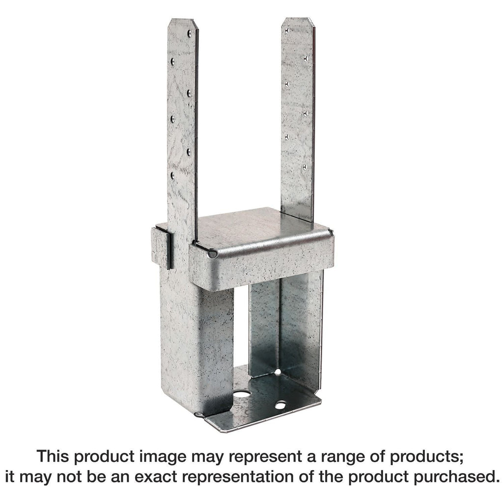 Simpson Strong-Tie PPB44-6Z PPBZ Porch Post Base for 4x4 Post and 6-in. Slab