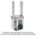 Simpson Strong-Tie PPB44-6Z PPBZ Porch Post Base for 4x4 Post and 6-in. Slab