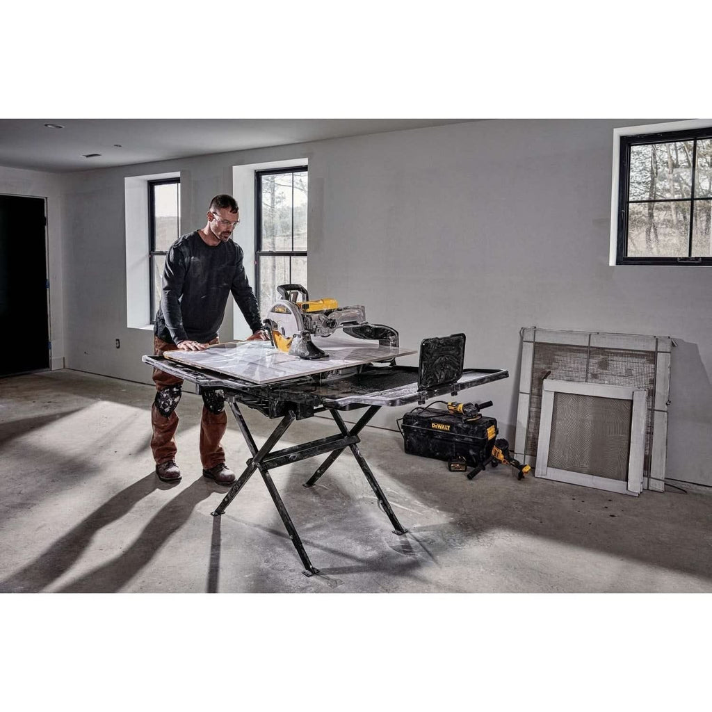 DeWalt D36000S Corded High Capacity 10-Inch Wet Tile Saw and Stand Combo