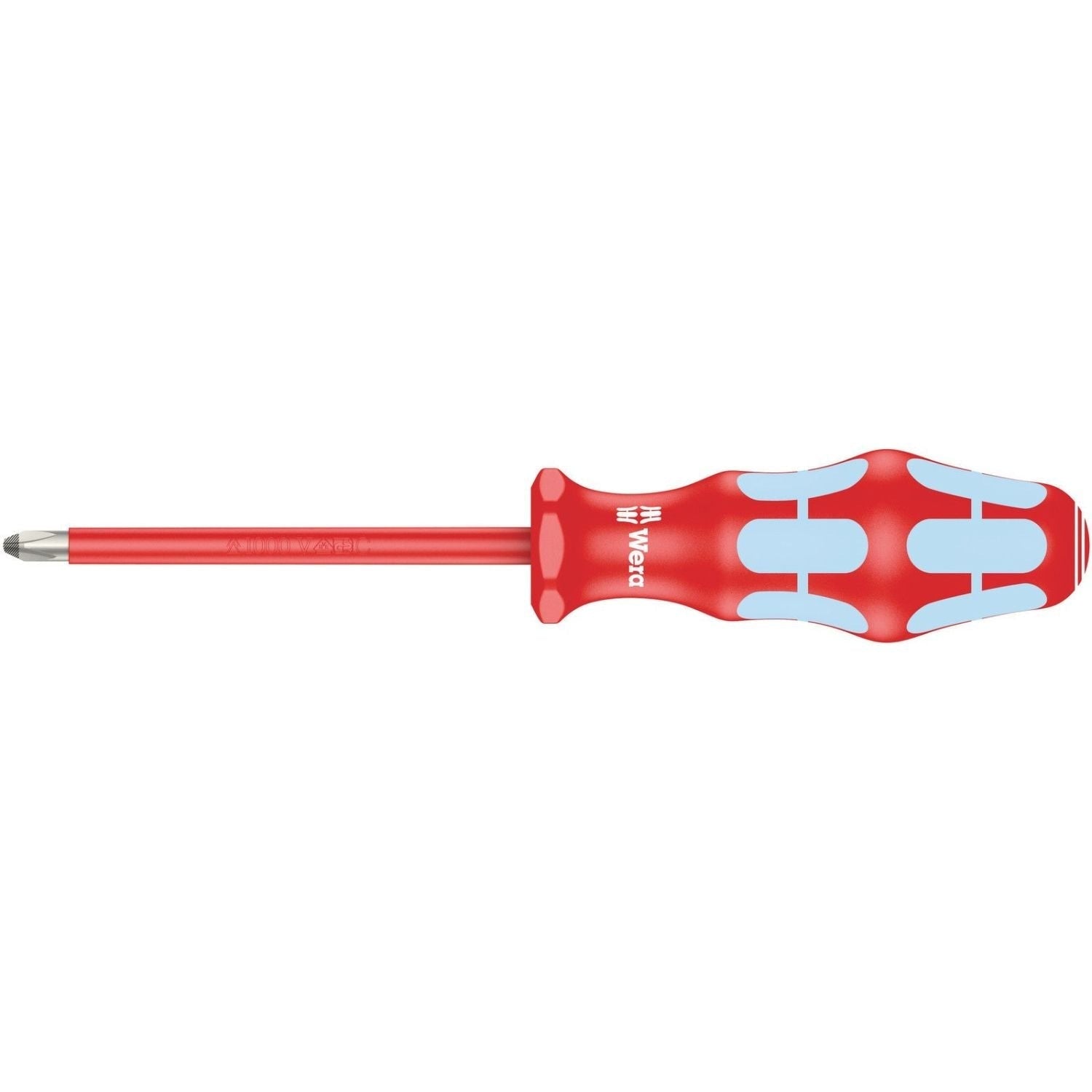 Wera 3162 I Ph VDE Insulated Screwdriver For Phillips Screws, Stainless, Ph 2x100-mm.