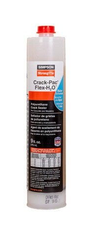 Simpson Strong-Tie Crack-Pac Flex-H2O 9-oz. Polyurethane Crack Sealer Cartridge (CPFH09)