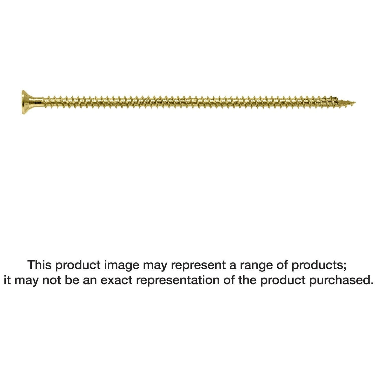 Simpson Strong-Tie SDCF22858 Strong-Drive SDCF TIMBER-CF Screw, 0.315-in. x 8-5/8-in. T40, Yellow Zinc, 250-Pack