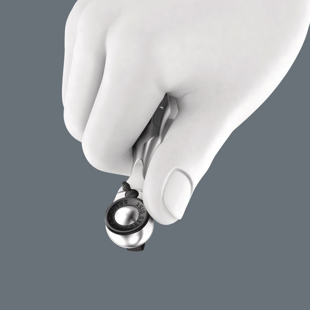 Wera 8008 A Zyklop Mini 3 Ratchet With 1/4-in. Drive, 1/4-in.x87-mm.