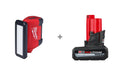 Milwaukee 2367-20 M12 ROVER 700-Lumen Flood Light with USB Charging (PROMO) w/ (1) M12 REDLITHIUM HIGH OUTPUT XC5.0 Battery Pack