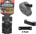 StealthMounts Bench Belts Black, 6-Pack