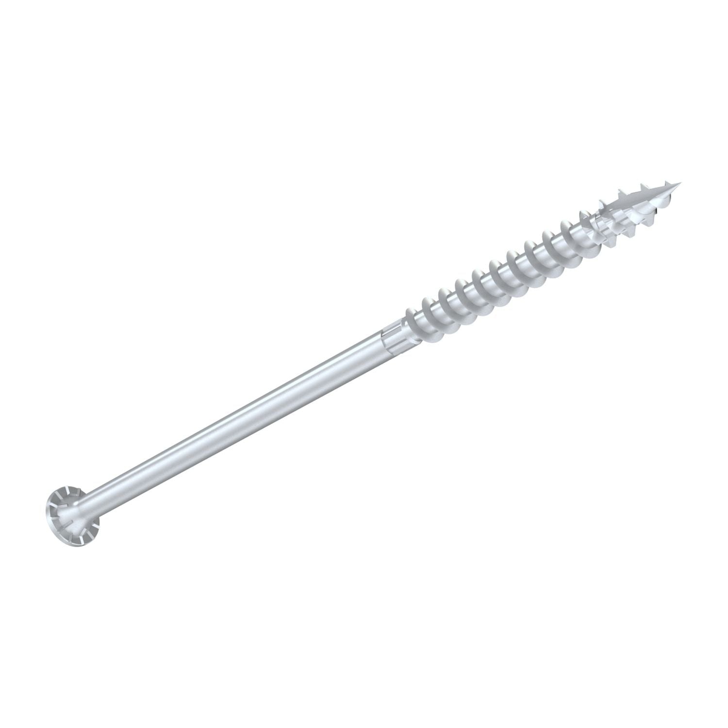 Simpson Strong-Tie Strong-Drive SDWS Timber Screw, 0.275-in. x 8-in. T50, Type 316, 200-Pack (SDWS27800SS)