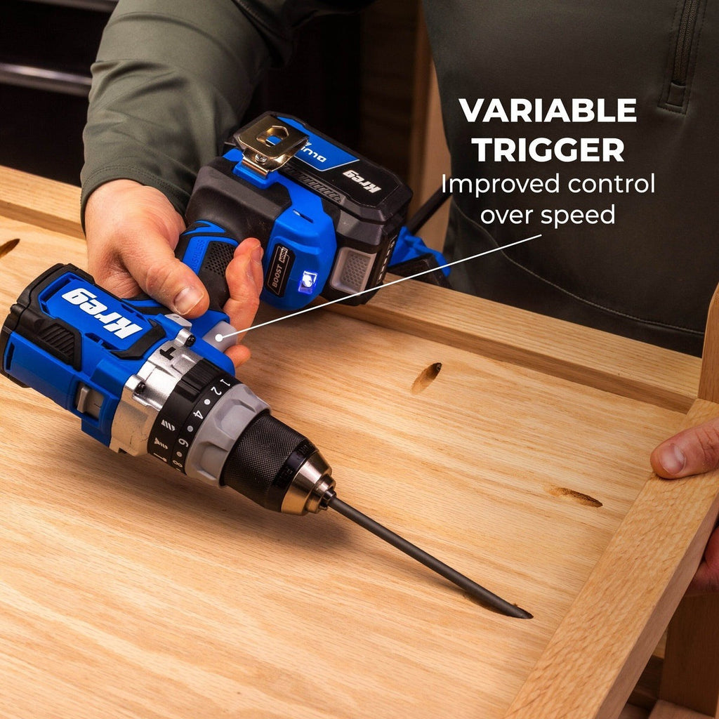 Kreg 20V 1/2-in. Cordless Brushless Hammer Drill, Tool Only (KPTHD050B)