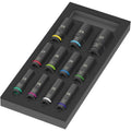 Wera 9725 Foam Insert Zyklop C, 1/2-in., Impaktor Deep Socket Set 1, 11-Pieces