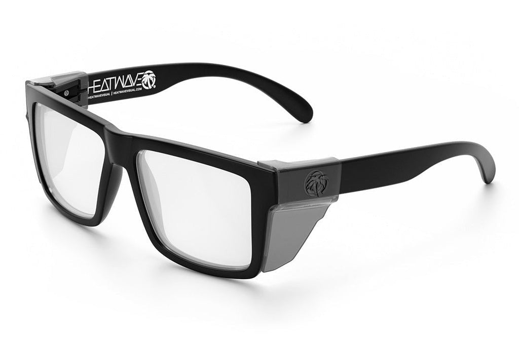 Heat Wave VISE Z87 Black Frame Clear Lens Sunglasses
