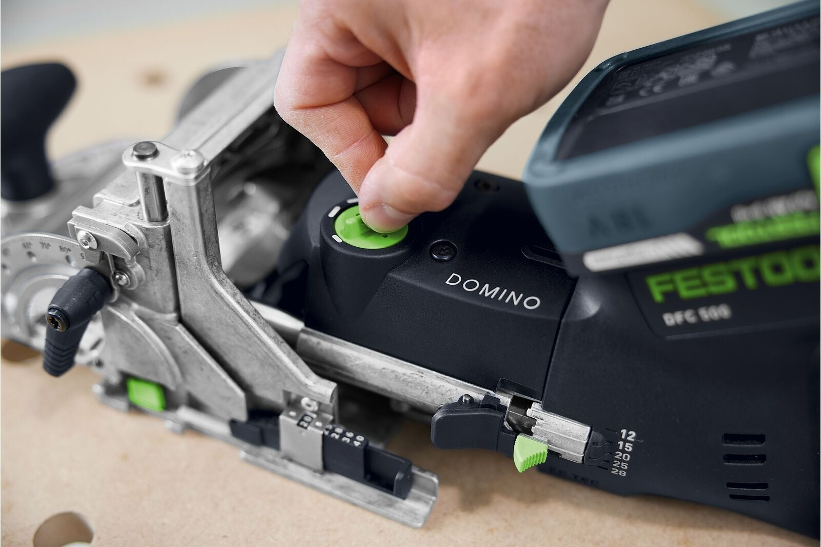 Festool 578121 Cordless 18V Domino Joiner DFC 500 E, Tool Only