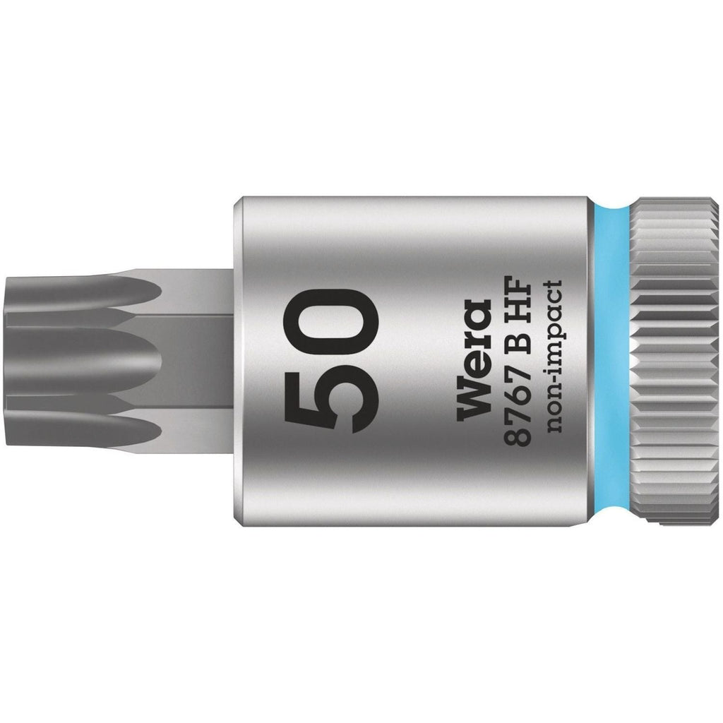 Wera 8767 B Hf Torx Zyklop Bit Socket With Holding Function, 3/8-in. Drive, Torx 50x38.5-mm.