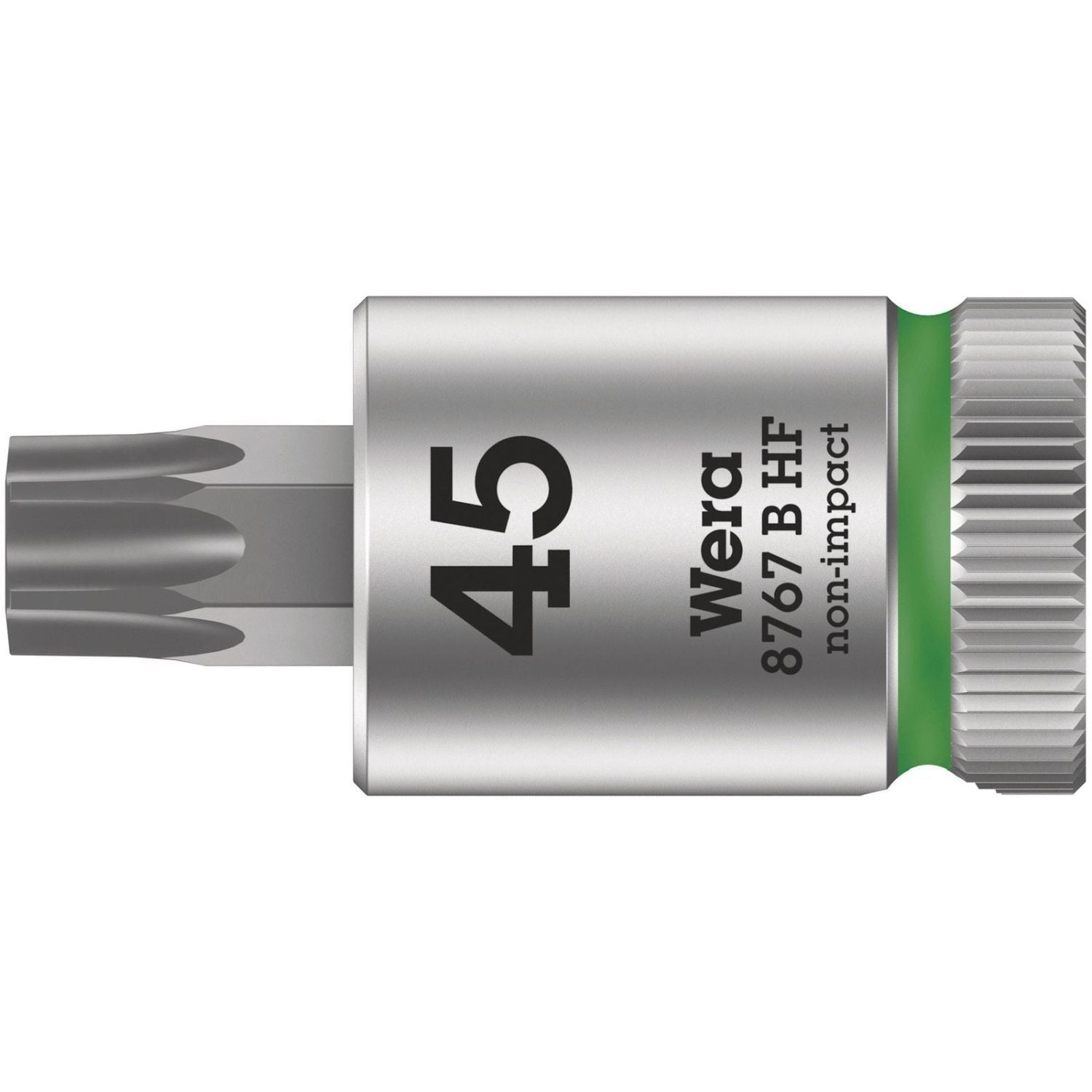 Wera 8767 B Hf Torx Zyklop Bit Socket With Holding Function, 3/8-in. Drive, Torx 25x35-mm.