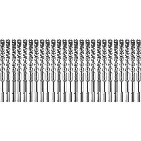 Bosch HCFC2081B25 25-Piece 1/2 In. x 4 In. x 6 In. SDS-plus Bulldog Xtreme Carbide Rotary Hammer Drill Bits