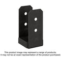 Simpson Strong-Tie APVB44 Outdoor Accents Avant Collection ZMAX, Black Powder-Coated Post Base for 4x4