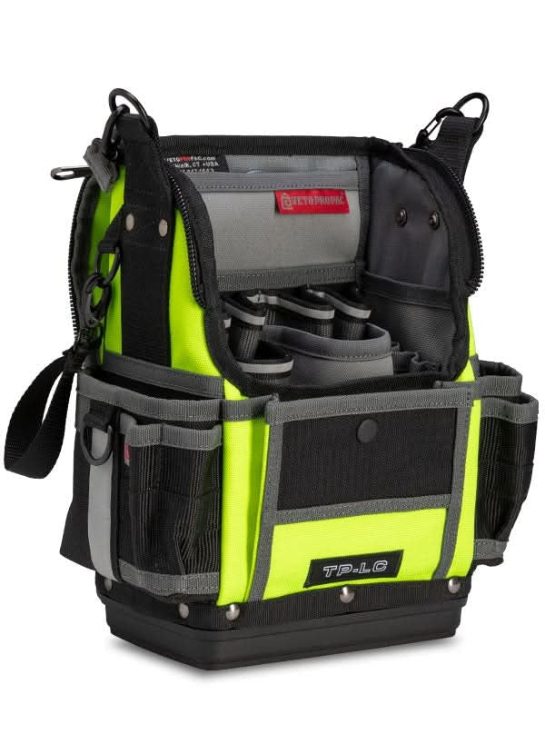 Veto Pro Pac TP-LC HI-VIZ YELLOW Compact Zippered Technician's Tool Pouch