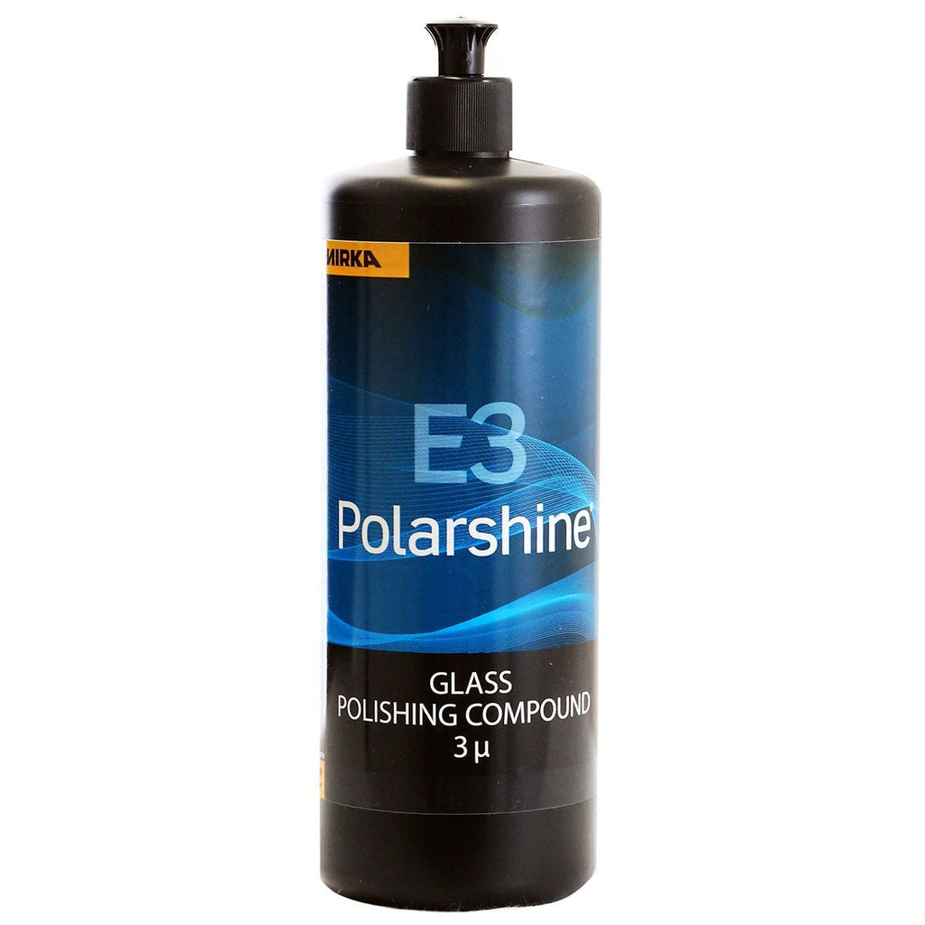 Mirka Polarshine E3 1 Liter Glass Polishing Compound, Silicone-Free (PE3-1L)