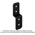 Simpson Strong-Tie APVDJT2R-4 Outdoor Accents Avant Collection 3-in. ZMAX, Black Powder-Coated Deck Joist Tie for Rough 2x
