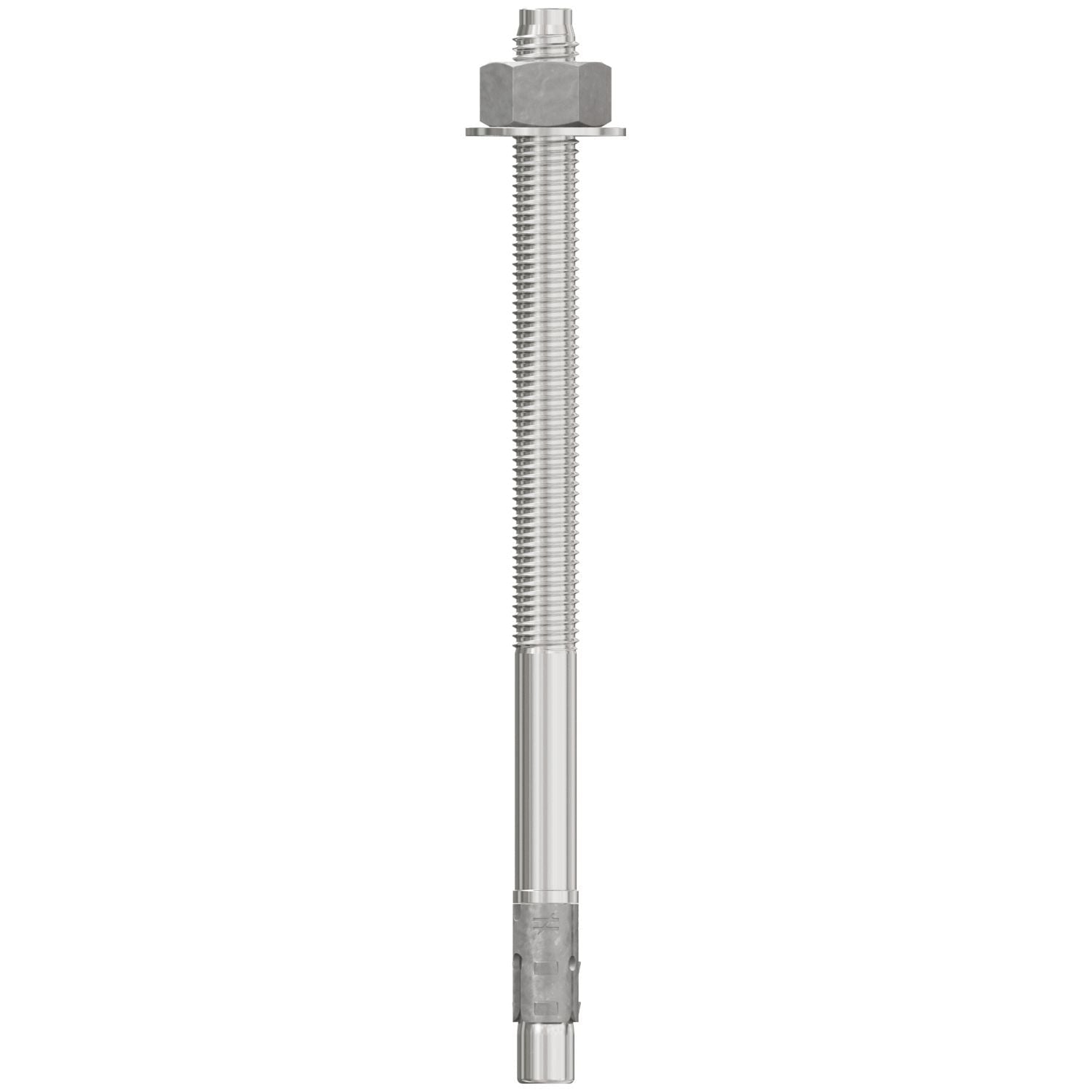 Simpson Strong-Tie STB2-62100S4F10 Strong-Bolt 2, 5/8-in. x 10-in. Type 304 Stainless-Steel Wedge Anchor, Fully Assembled, 10-Pack